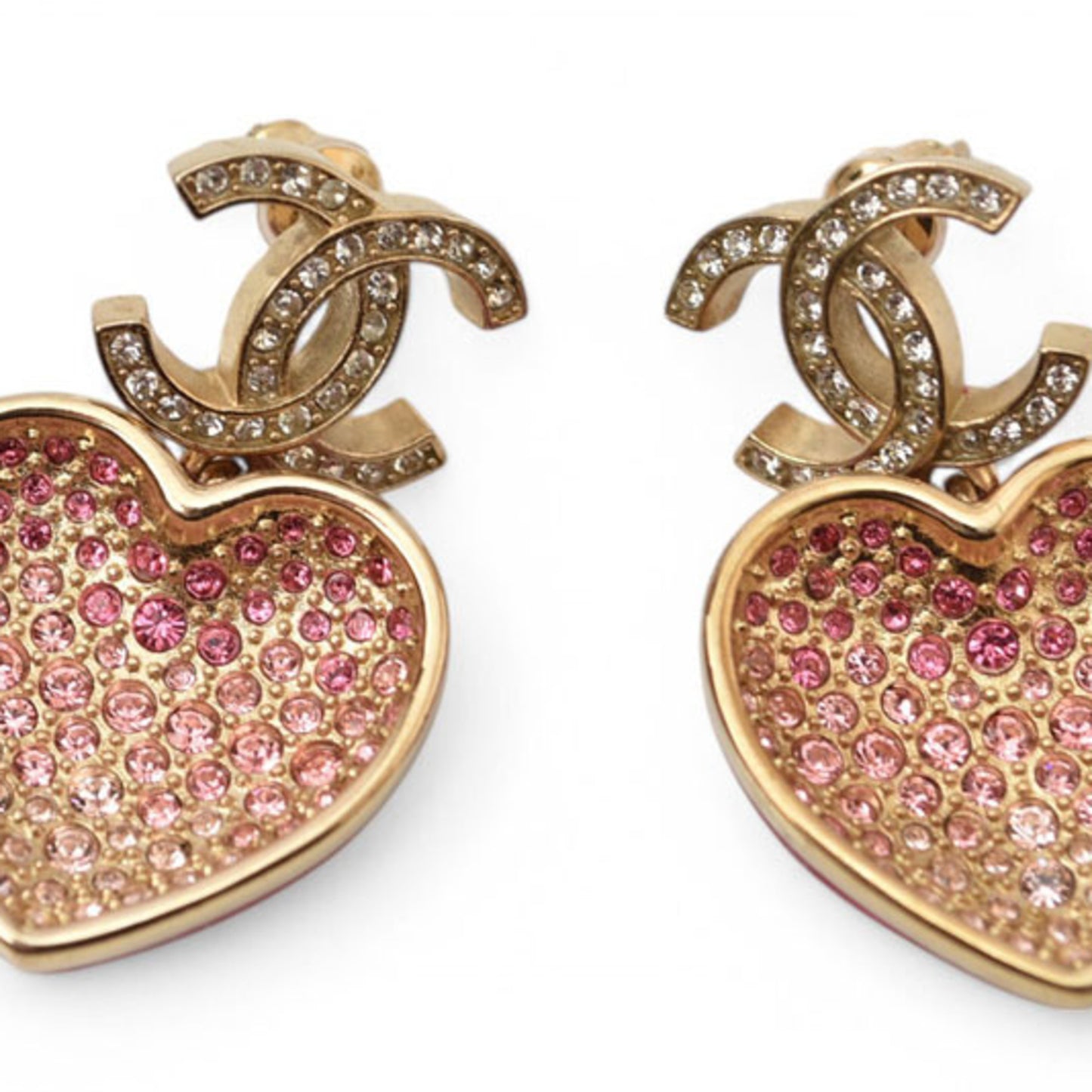 Chanel Gold Gold Plated Coco Mark