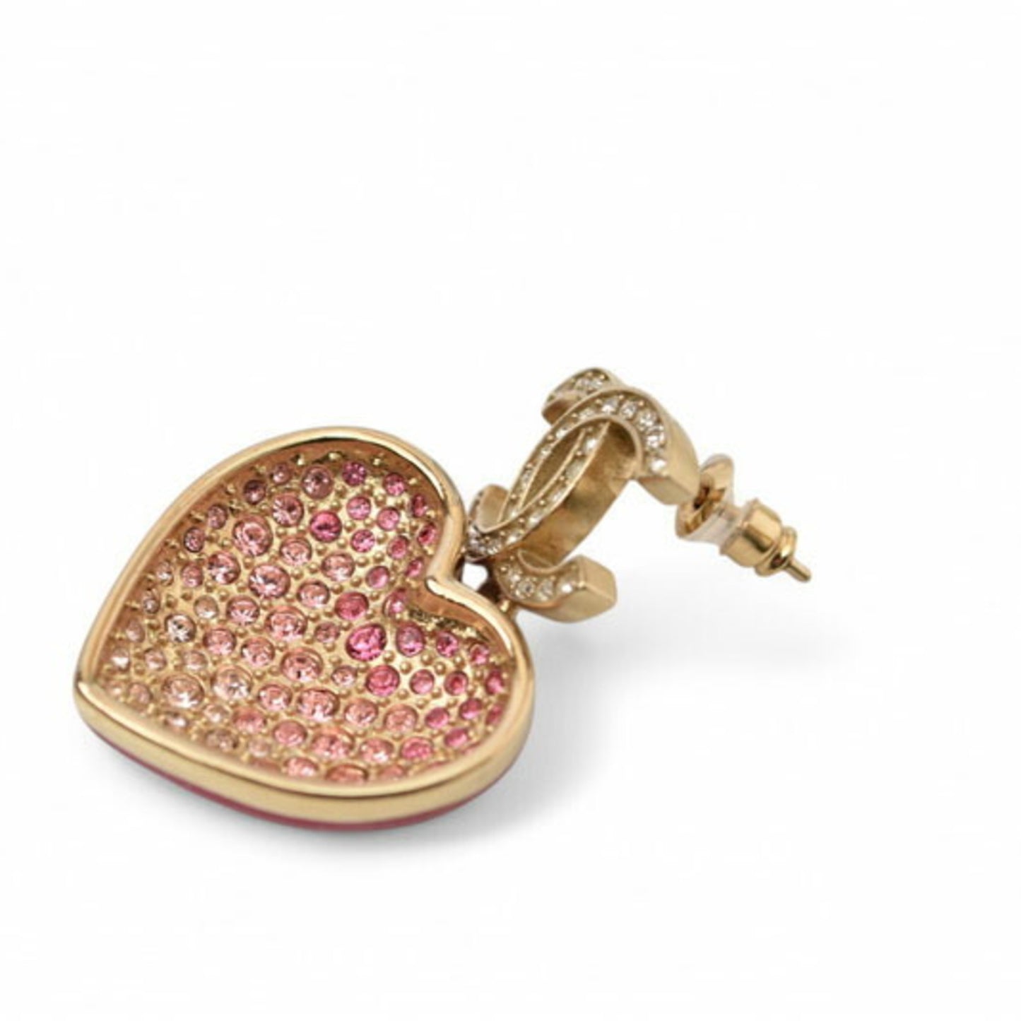 Chanel Gold Gold Plated Coco Mark