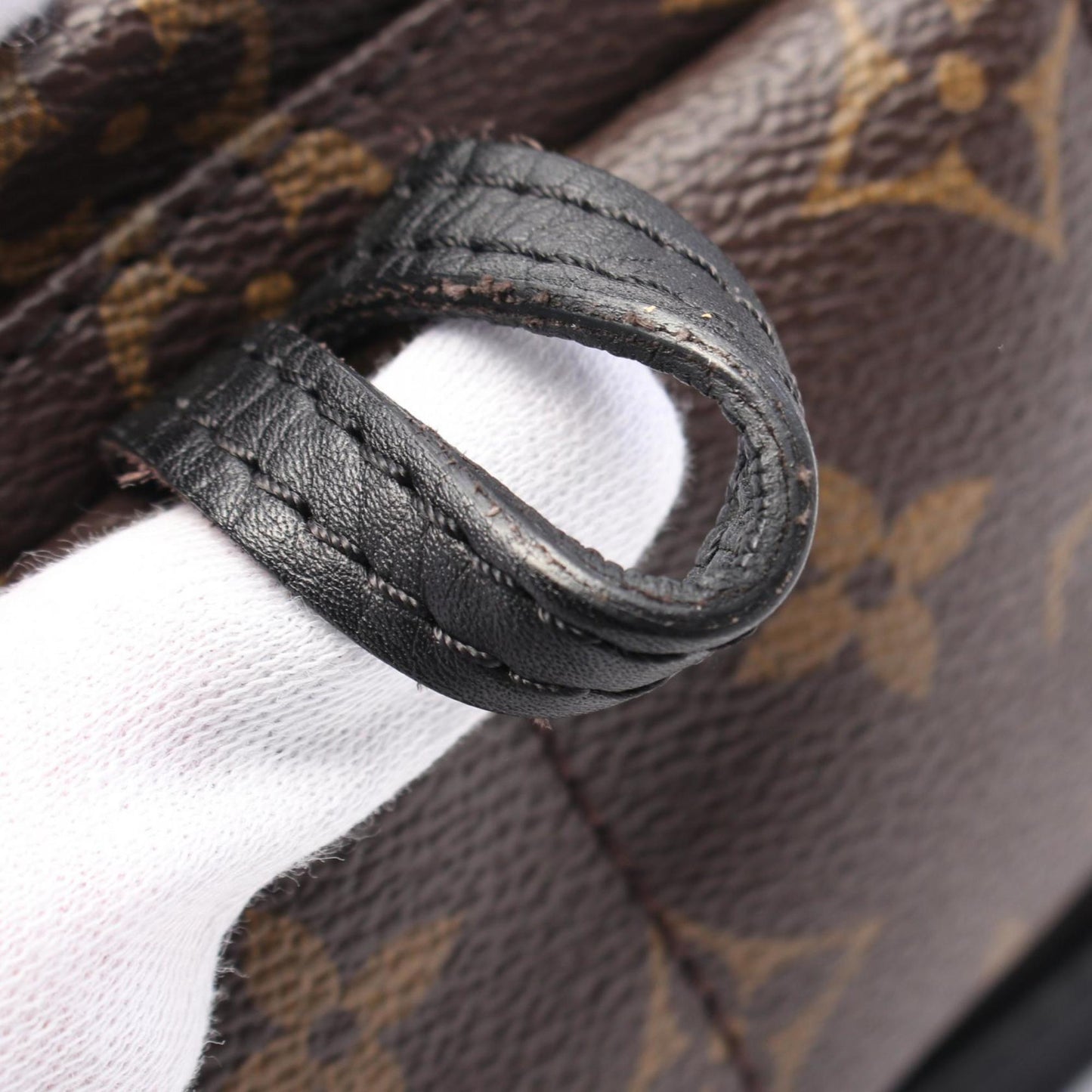 Louis Vuitton Black Canvas Palm Springs Mini