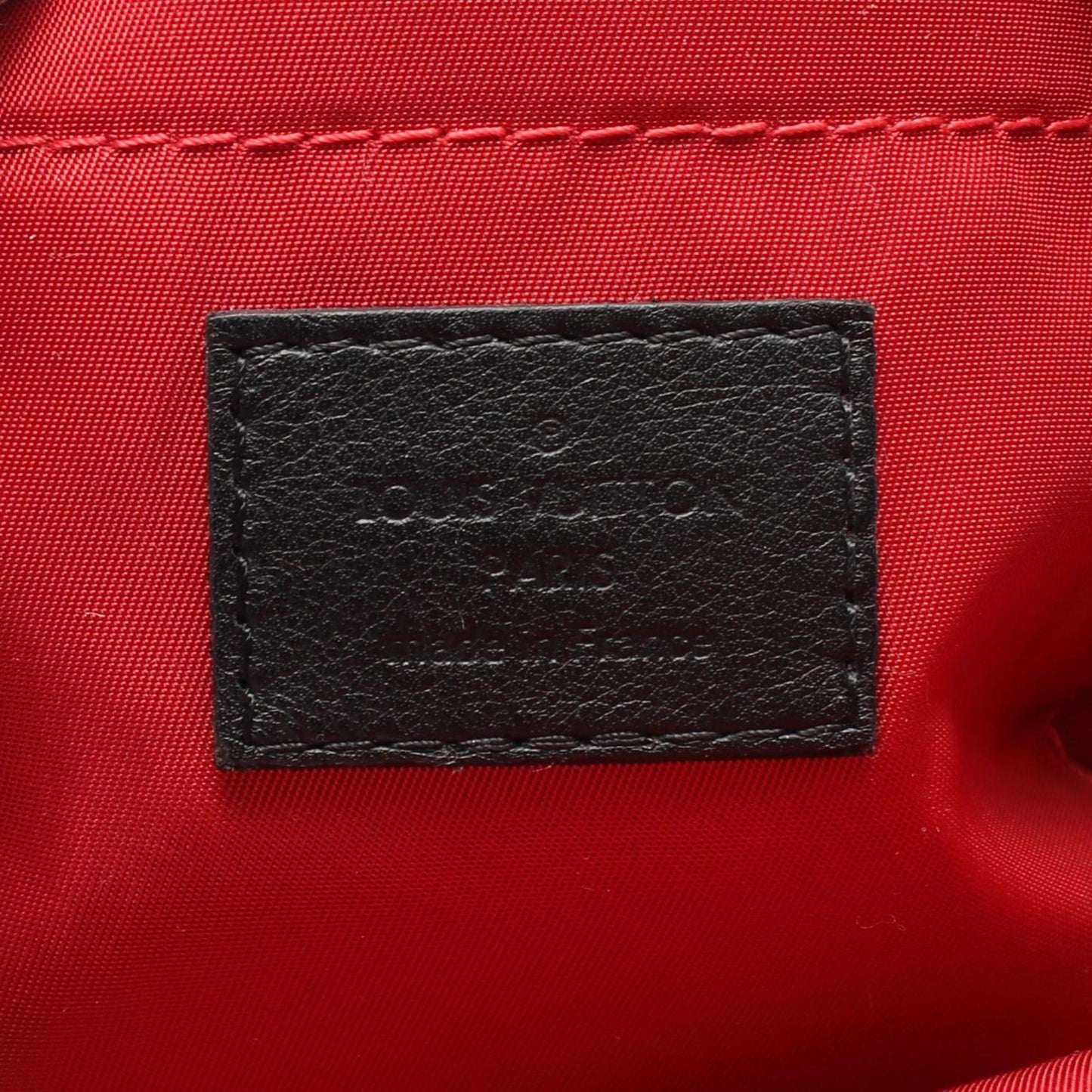 Louis Vuitton Black Canvas Palm Springs Mini