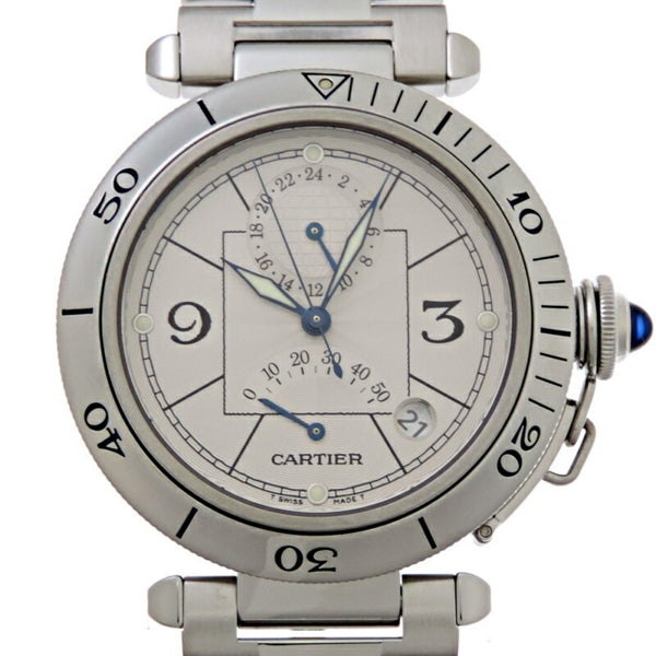 Omega White Steel Constellation