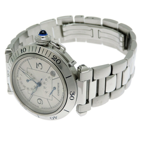 Omega White Steel Constellation