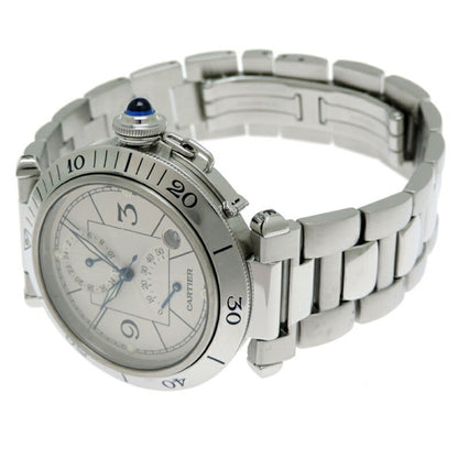 Omega White Steel Constellation