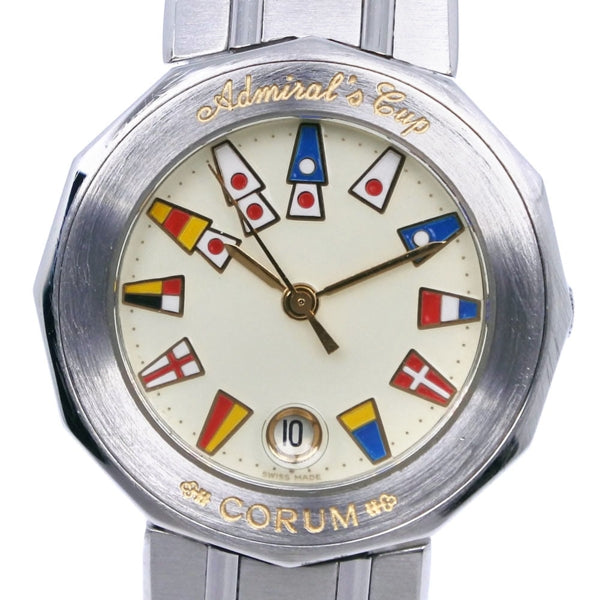 Omega White Steel Constellation
