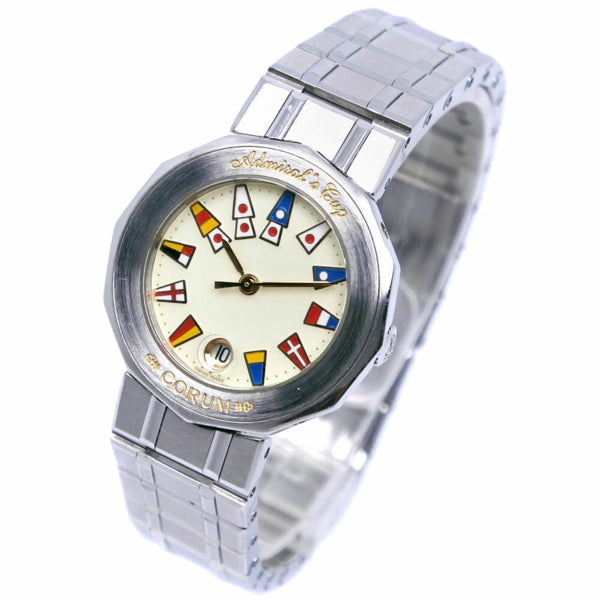 Omega White Steel Constellation