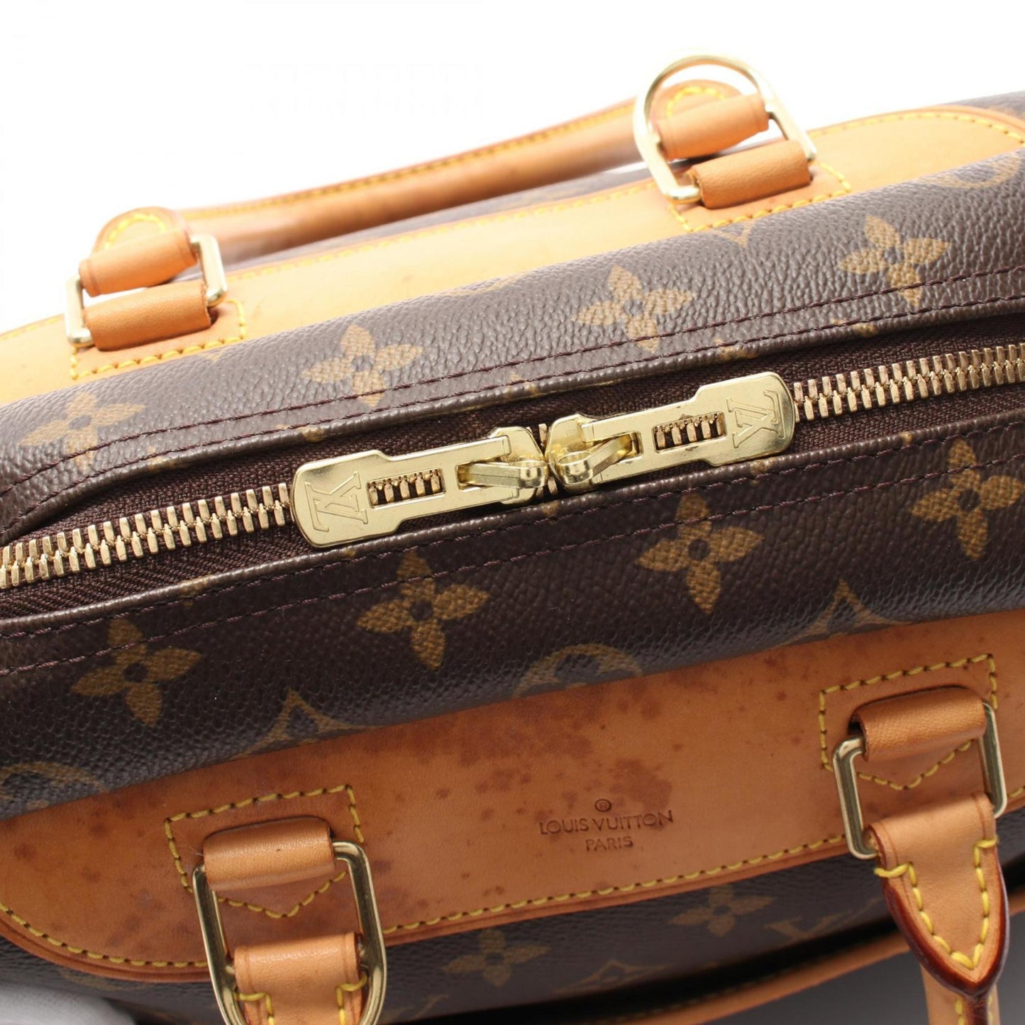 Louis Vuitton Brown Canvas Deauville