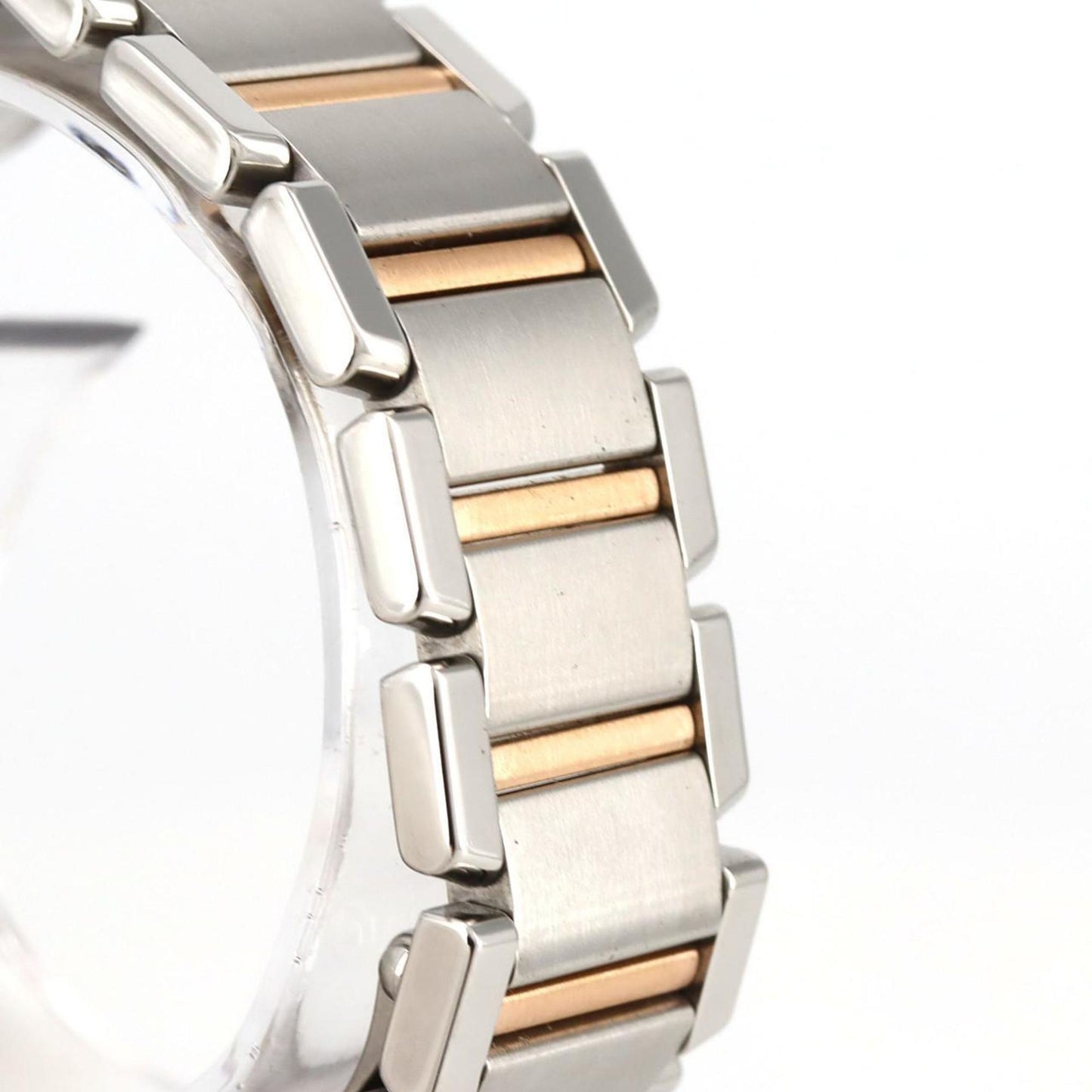Cartier Pink Gold And Steel Tank Française