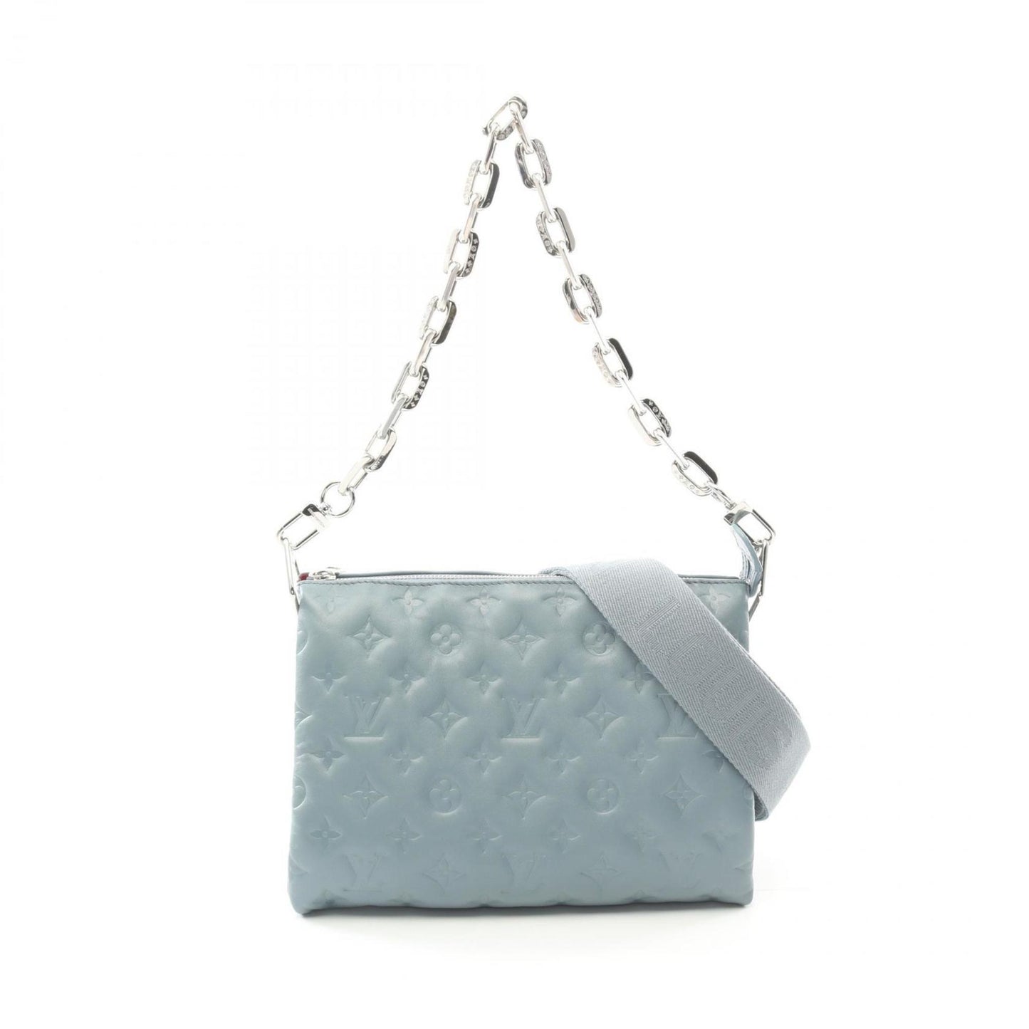 Louis Vuitton Blue Leather Coussin