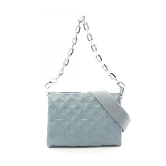 Louis Vuitton Blue Leather Coussin