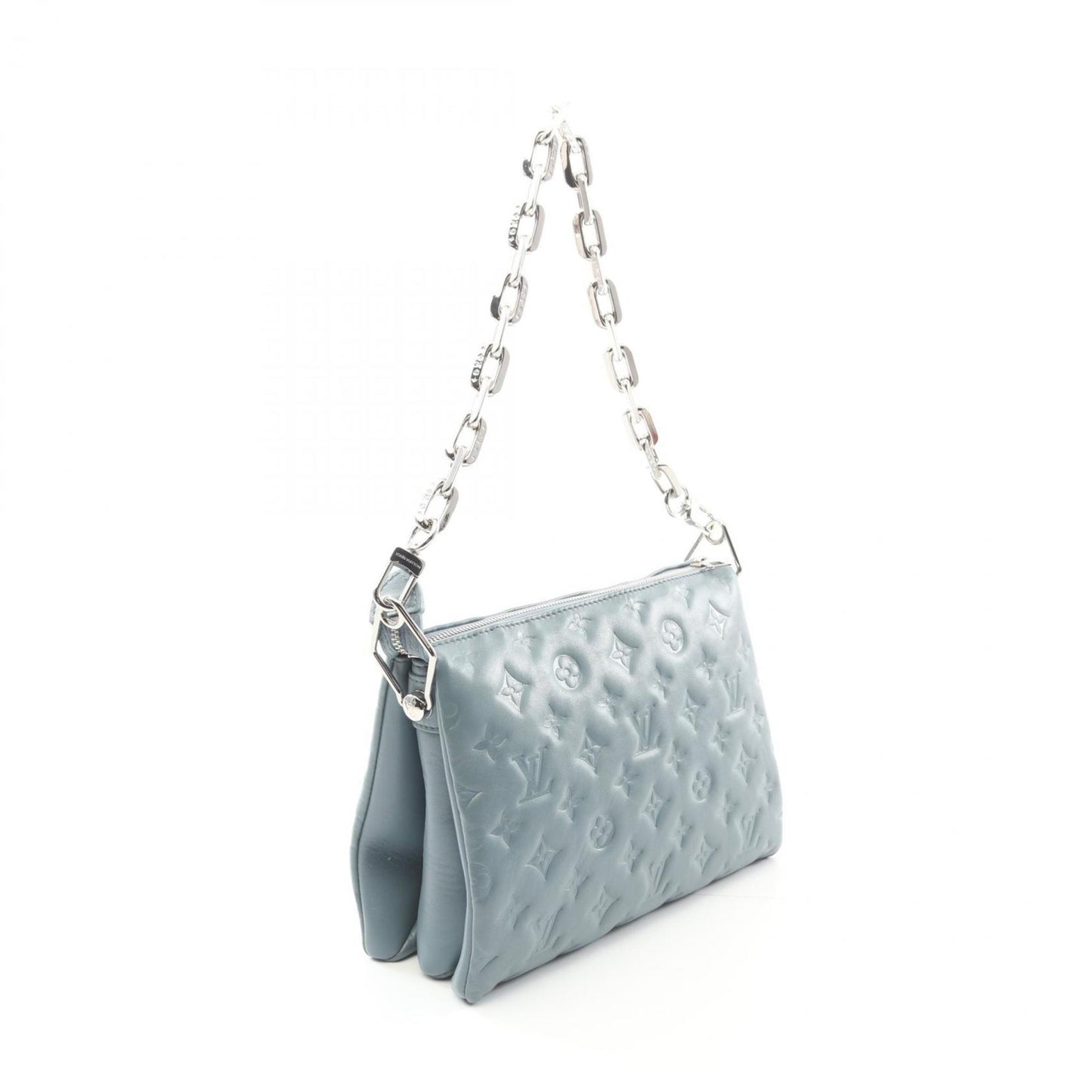 Louis Vuitton Blue Leather Coussin