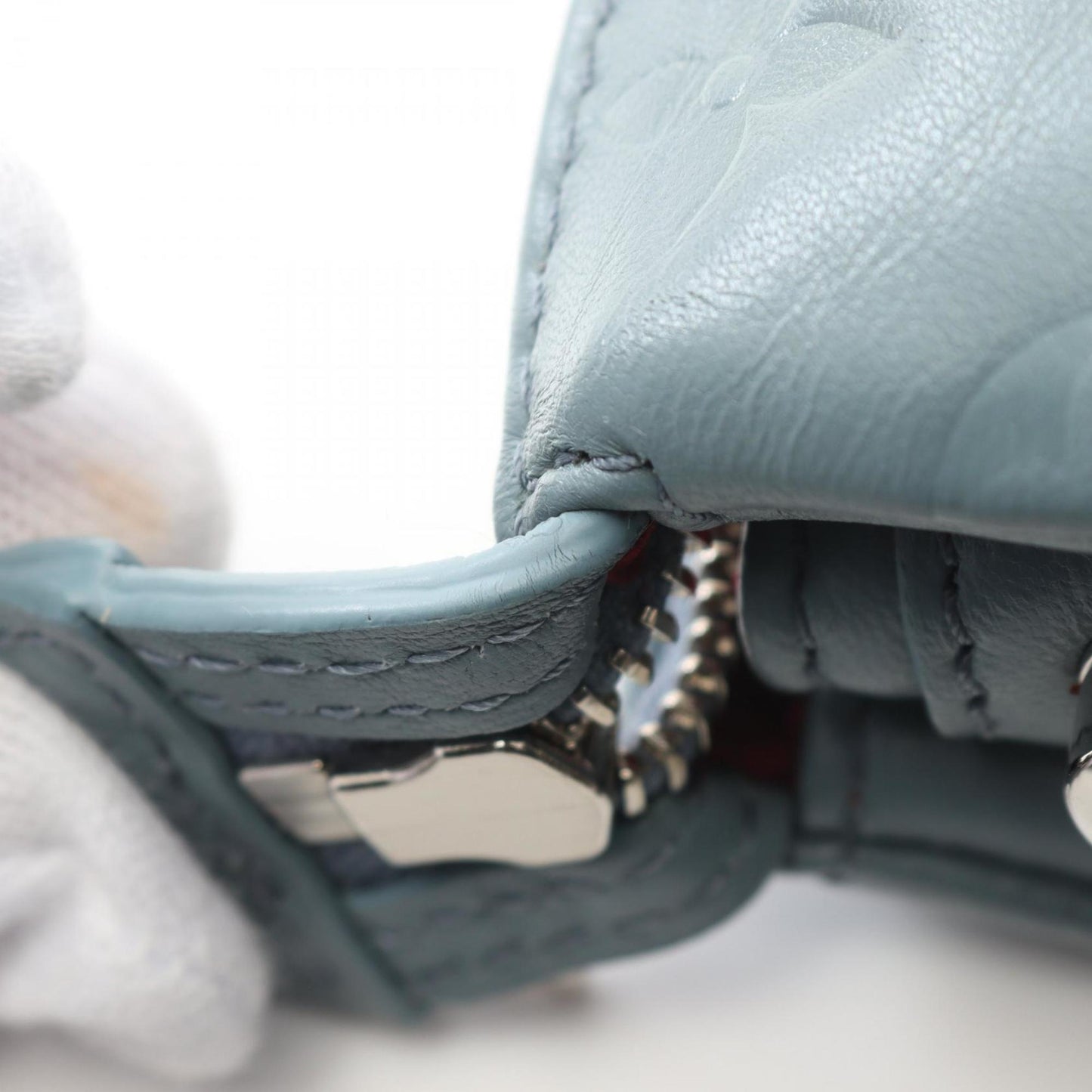 Louis Vuitton Blue Leather Coussin