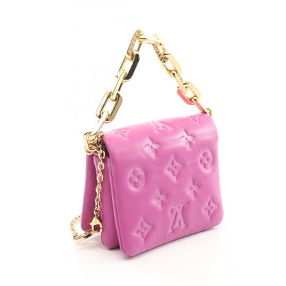 Louis Vuitton Pink Leather Coussin
