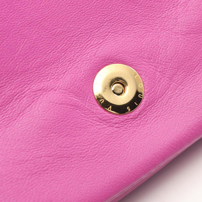 Louis Vuitton Pink Leather Coussin