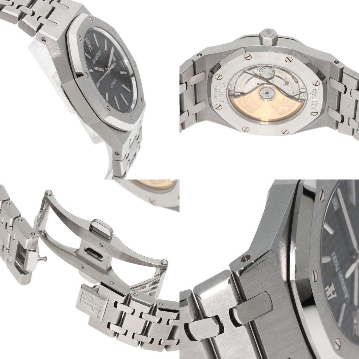 Audemars Piguet Black Steel Royal Oak