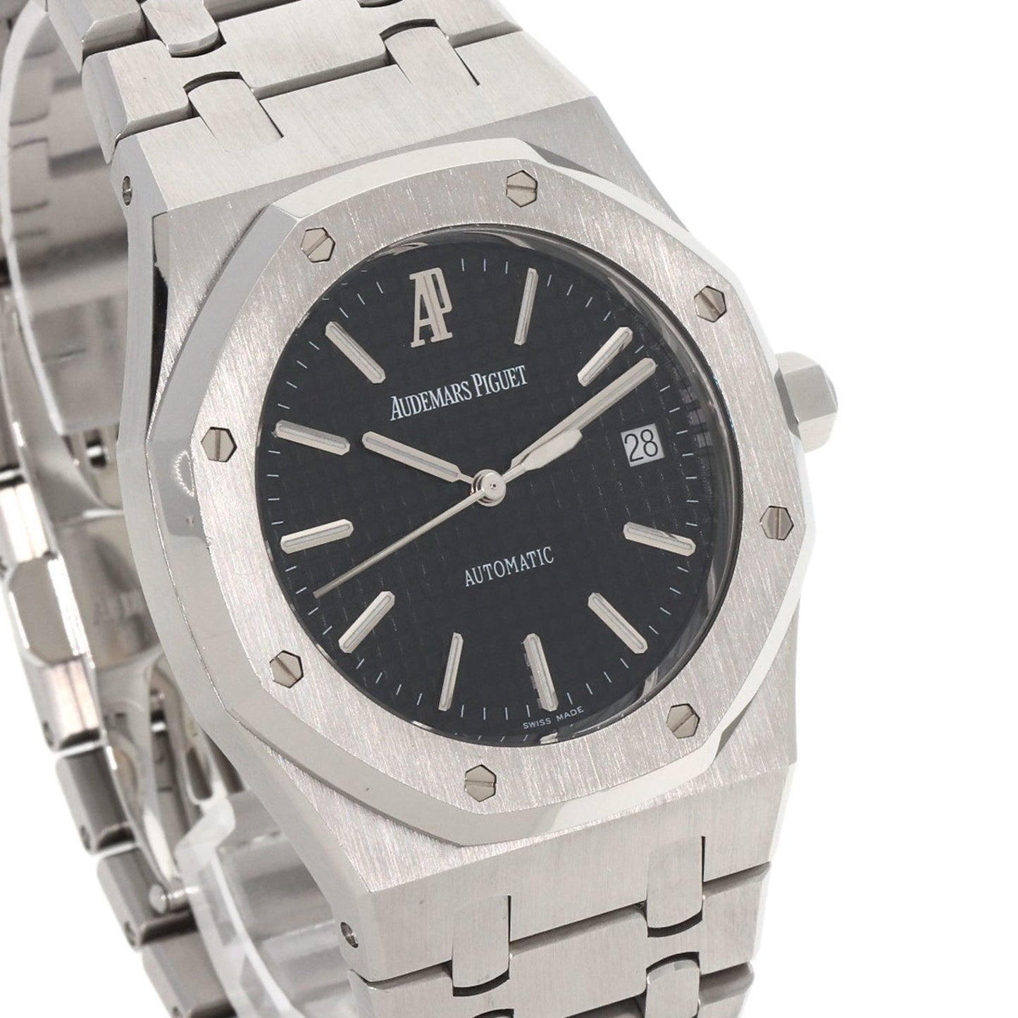 Audemars Piguet Black Steel Royal Oak