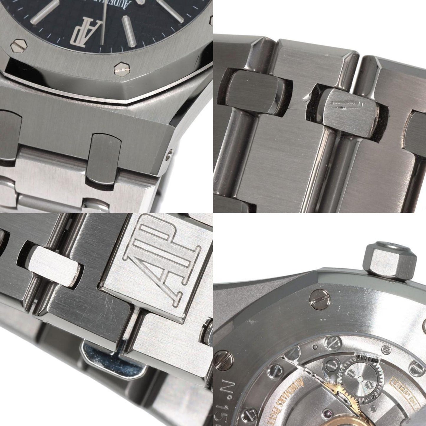 Audemars Piguet Black Steel Royal Oak