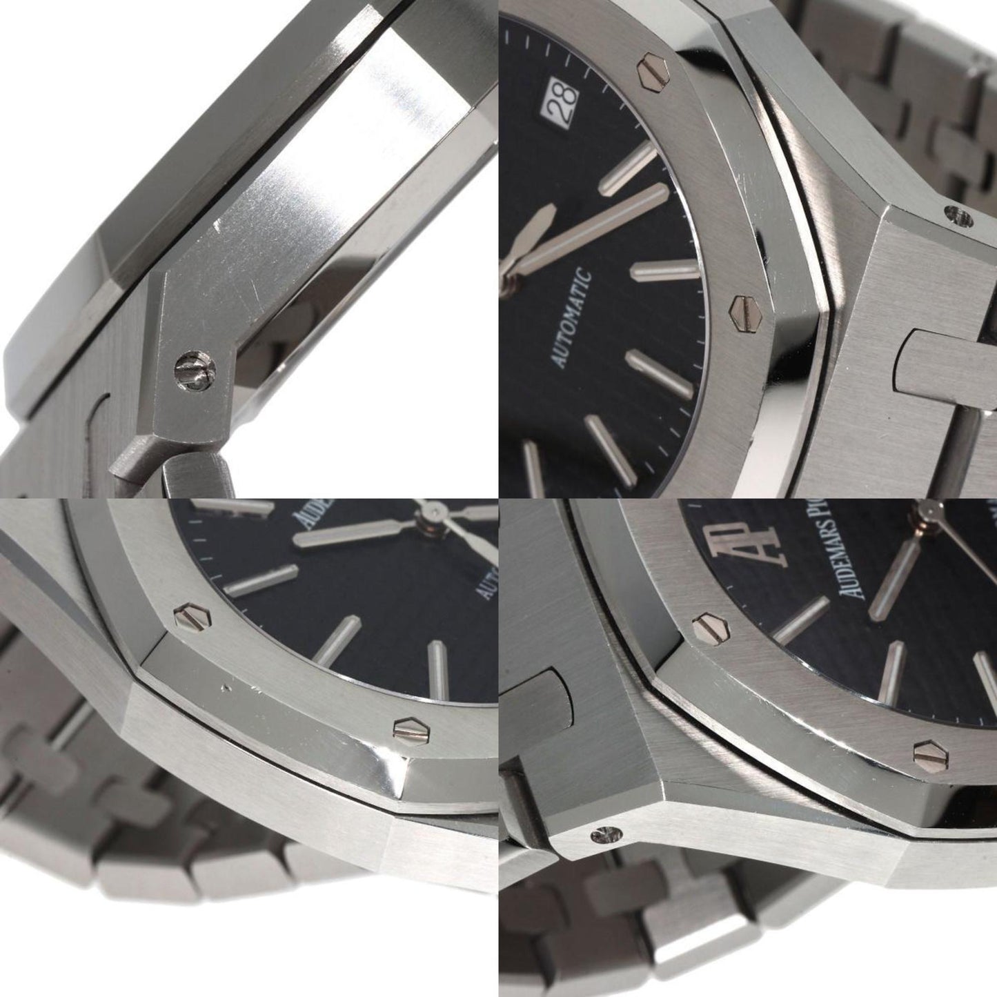 Audemars Piguet Black Steel Royal Oak