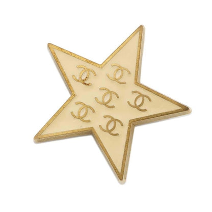 Chanel Gold Gold Plated Coco Mark