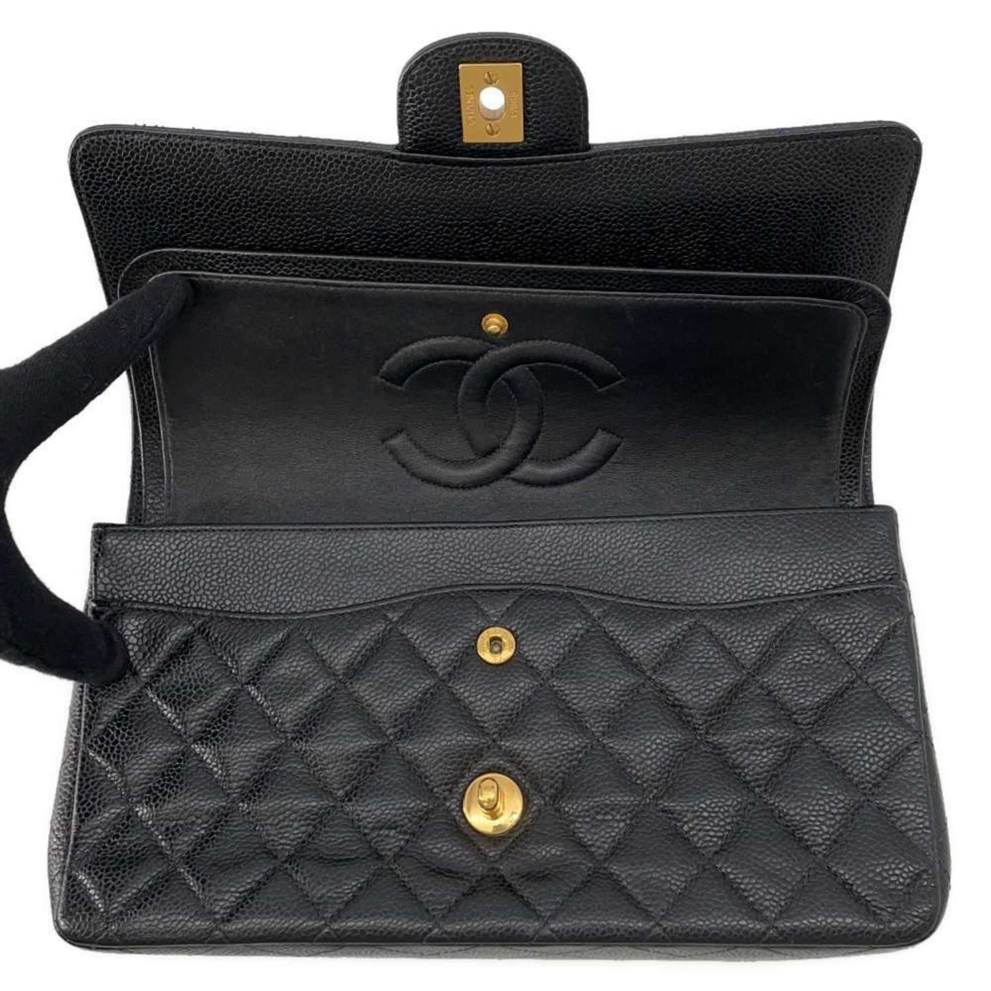 Chanel Black Leather Timeless
