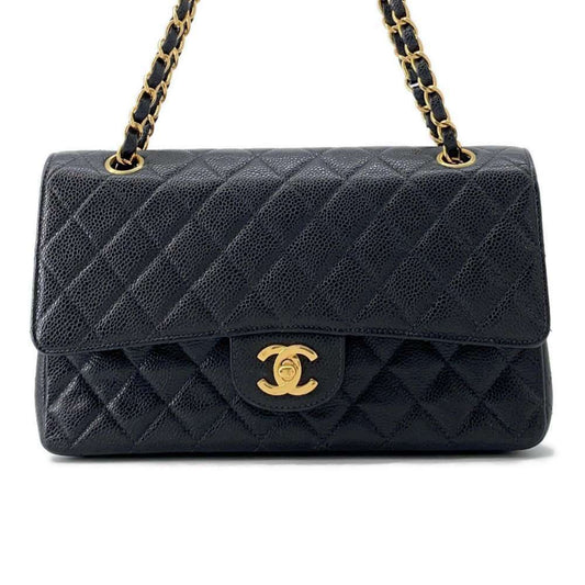 Chanel Black Leather Timeless