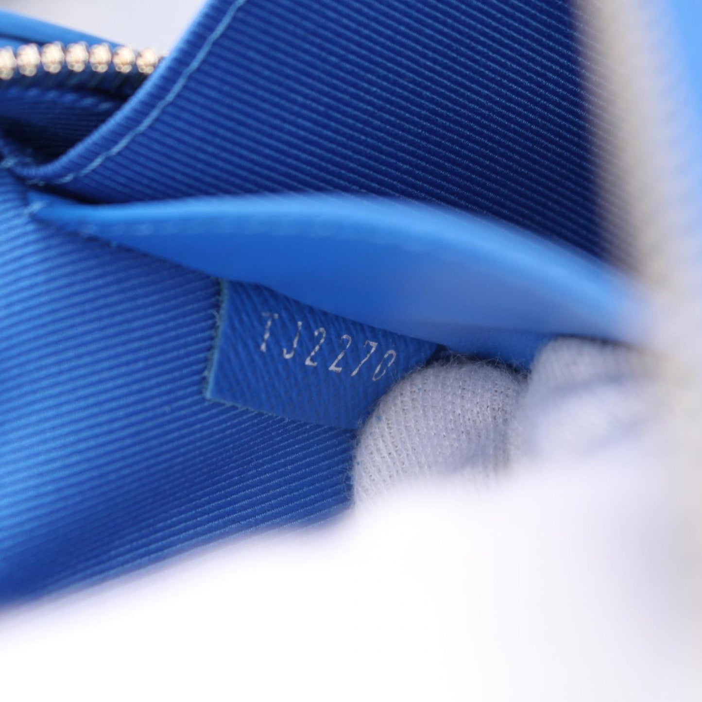 Louis Vuitton Blue Canvas Soft Trunk