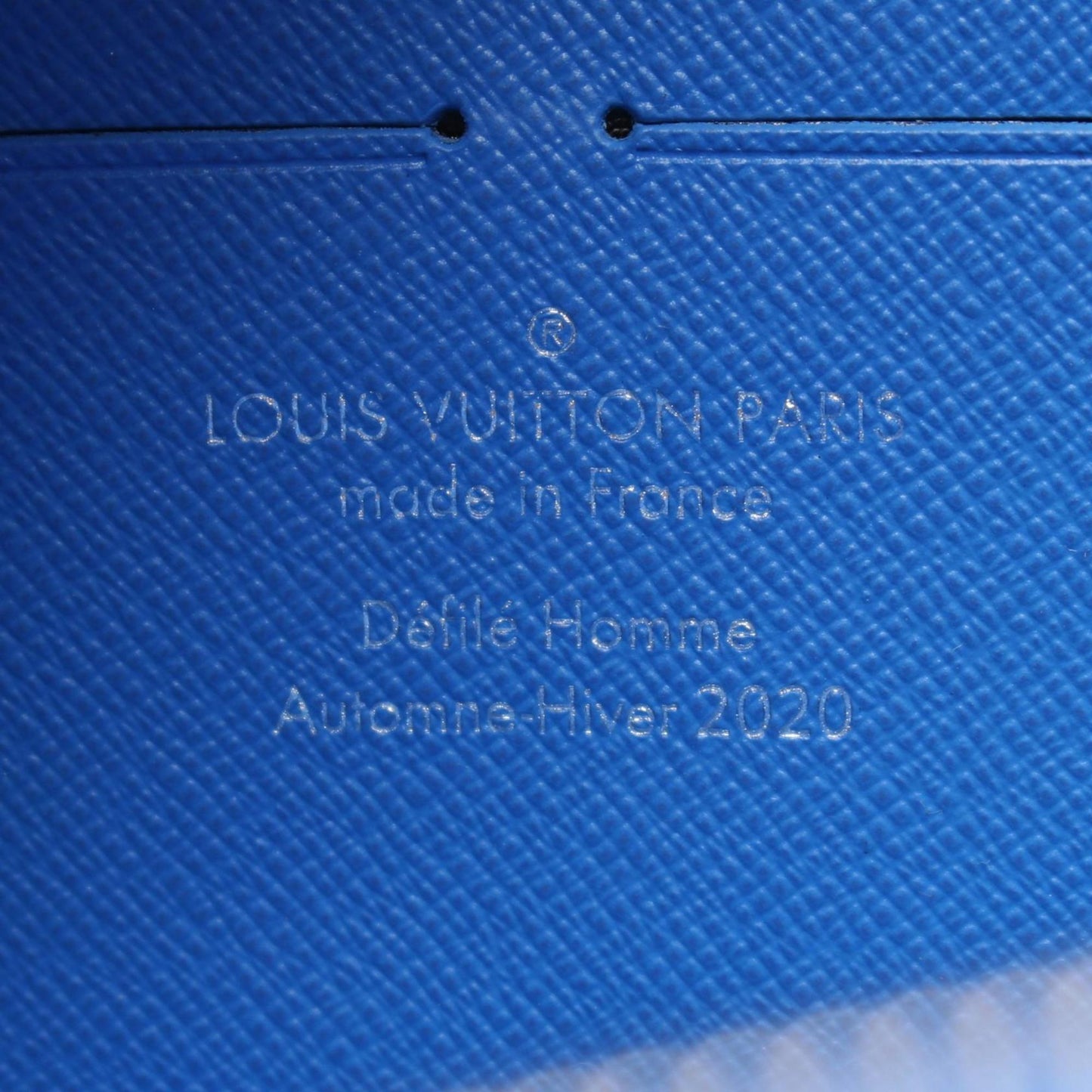 Louis Vuitton Blue Canvas Soft Trunk