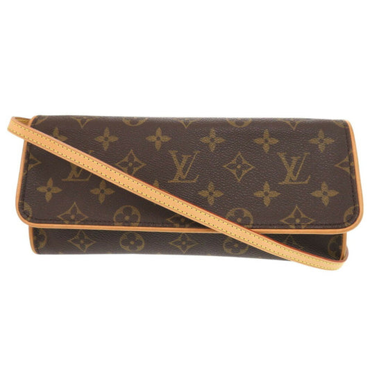 Louis Vuitton Brown Canvas Pochette Twin Gm