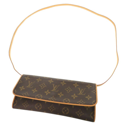 Louis Vuitton Brown Canvas Pochette Twin Gm