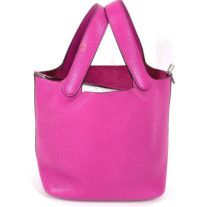 Hermès Pink Leather Picotin Lock