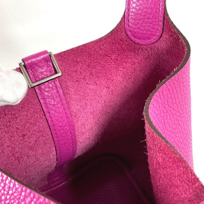 Hermès Pink Leather Picotin Lock