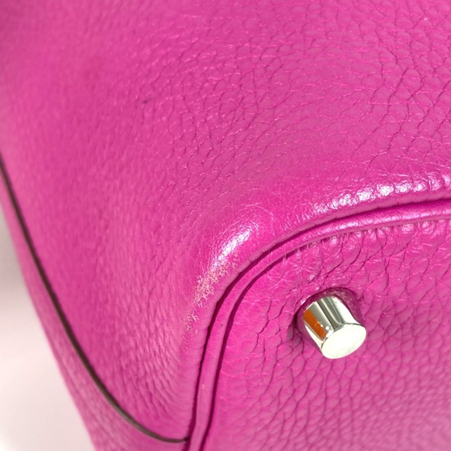 Hermès Pink Leather Picotin Lock