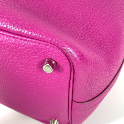 Hermès Pink Leather Picotin Lock