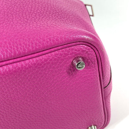 Hermès Pink Leather Picotin Lock