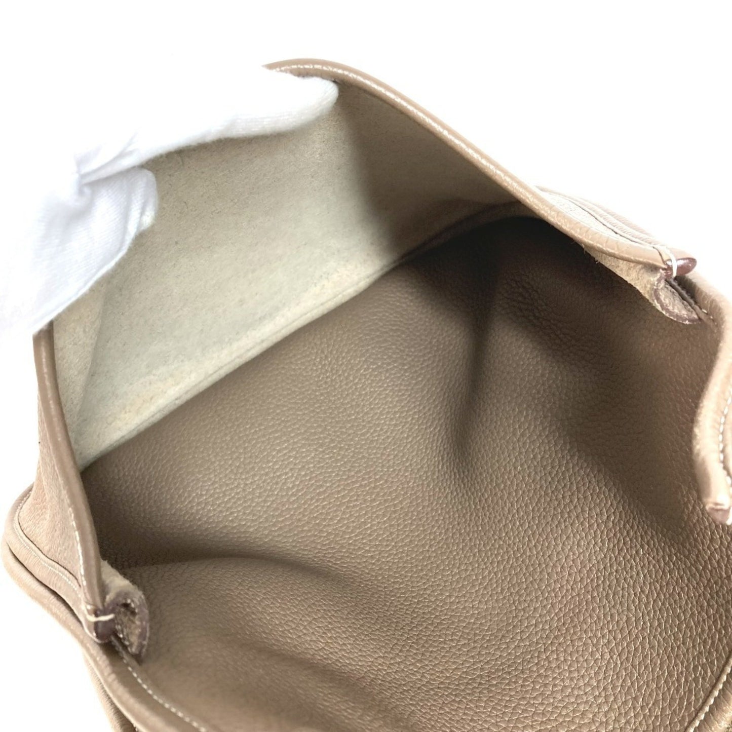 Hermès Brown Leather Evelyne