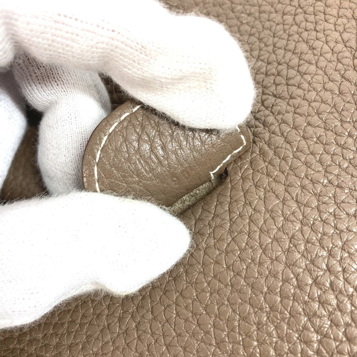 Hermès Brown Leather Evelyne
