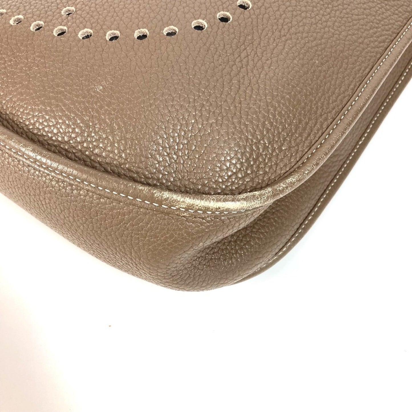 Hermès Brown Leather Evelyne