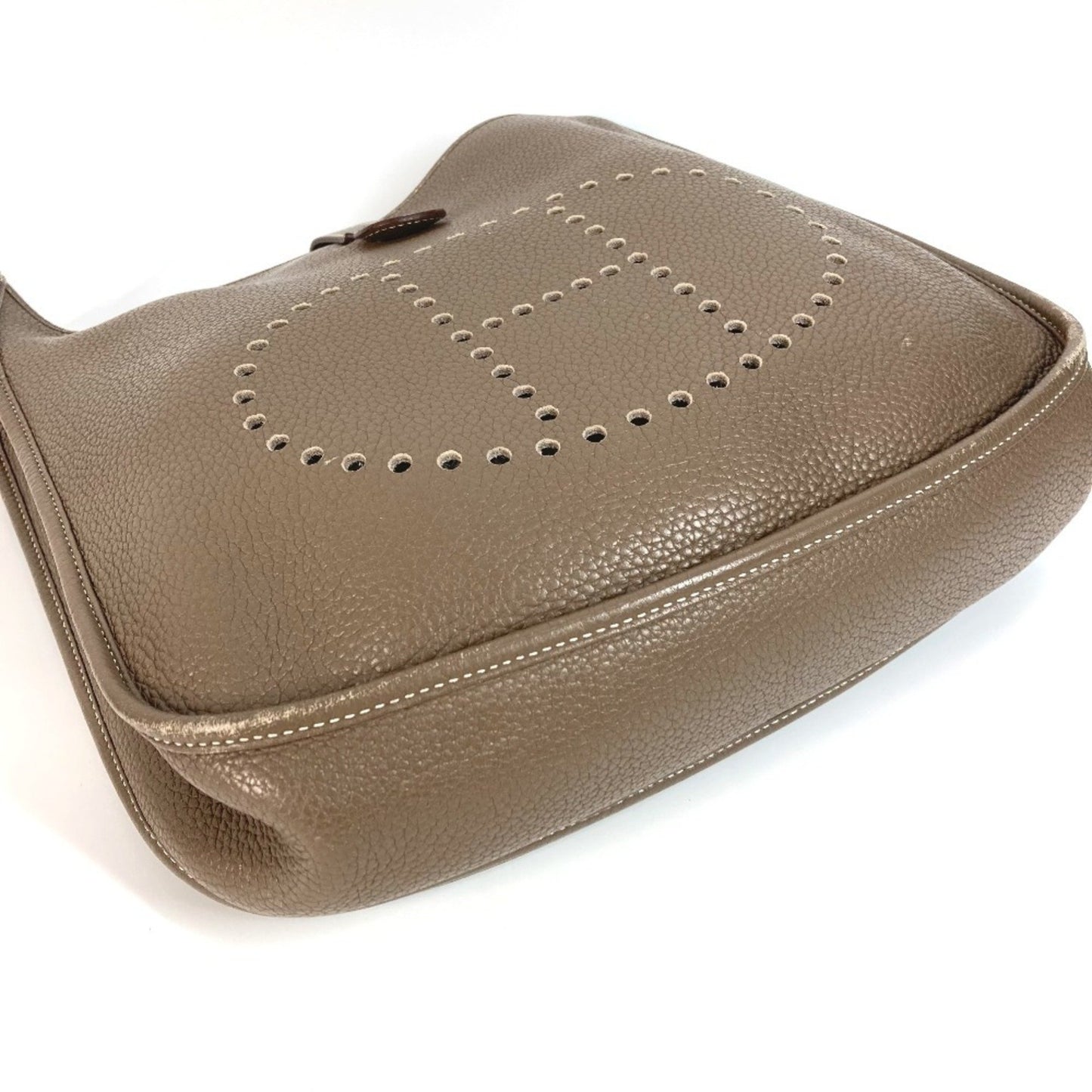 Hermès Brown Leather Evelyne