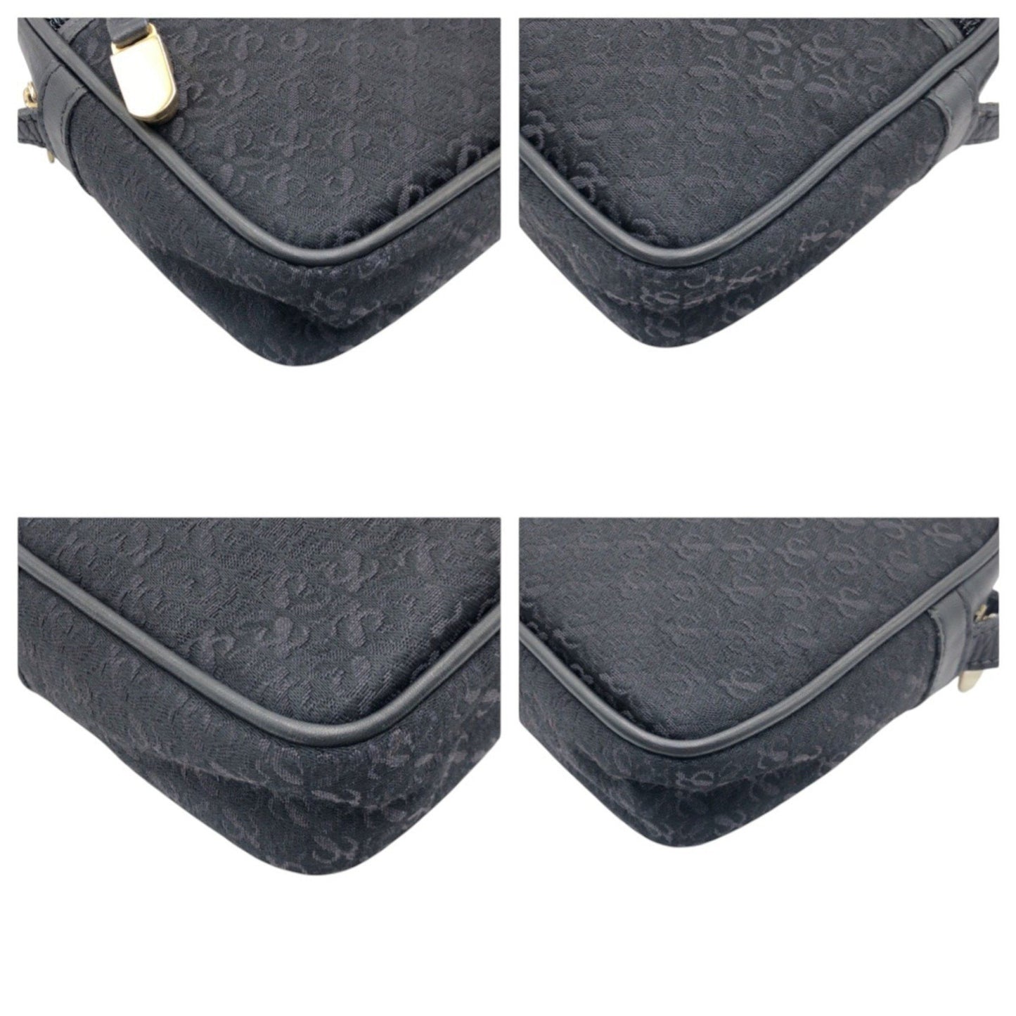 Loewe Black Canvas Anagram