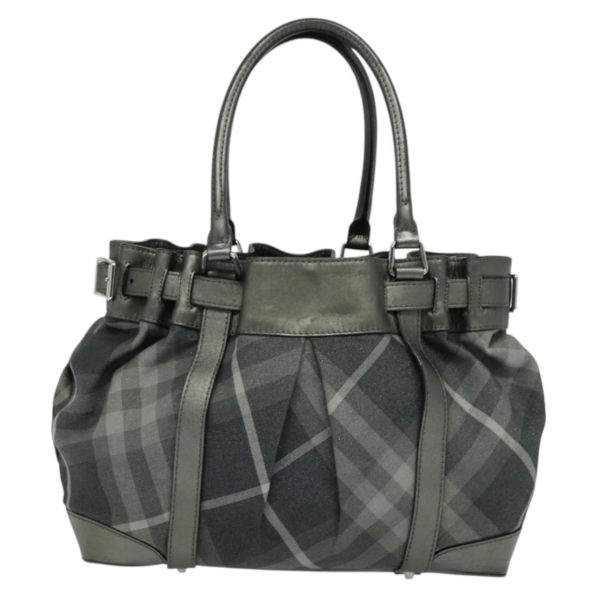 Burberry Black Canvas Nova Check