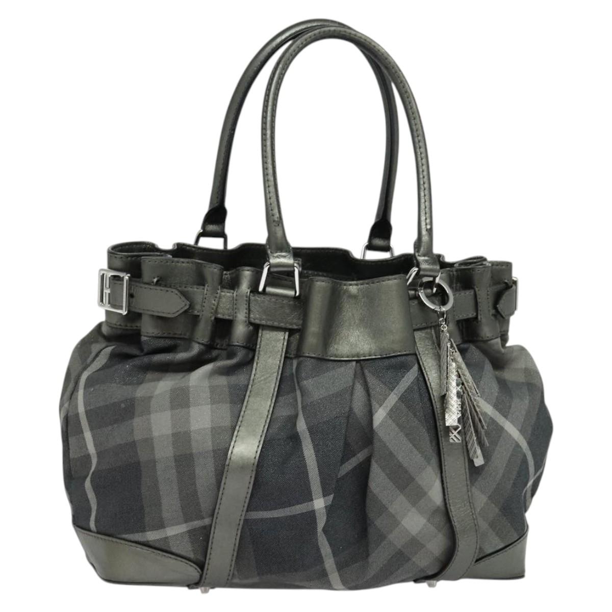 Burberry Black Canvas Nova Check