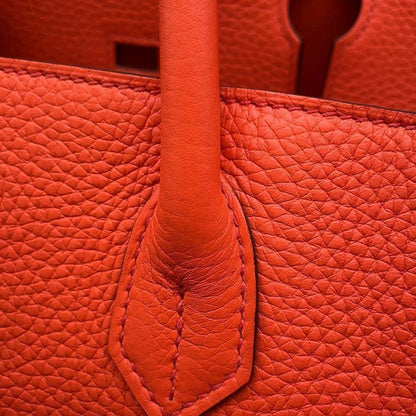 Hermès Orange Leather Birkin 40