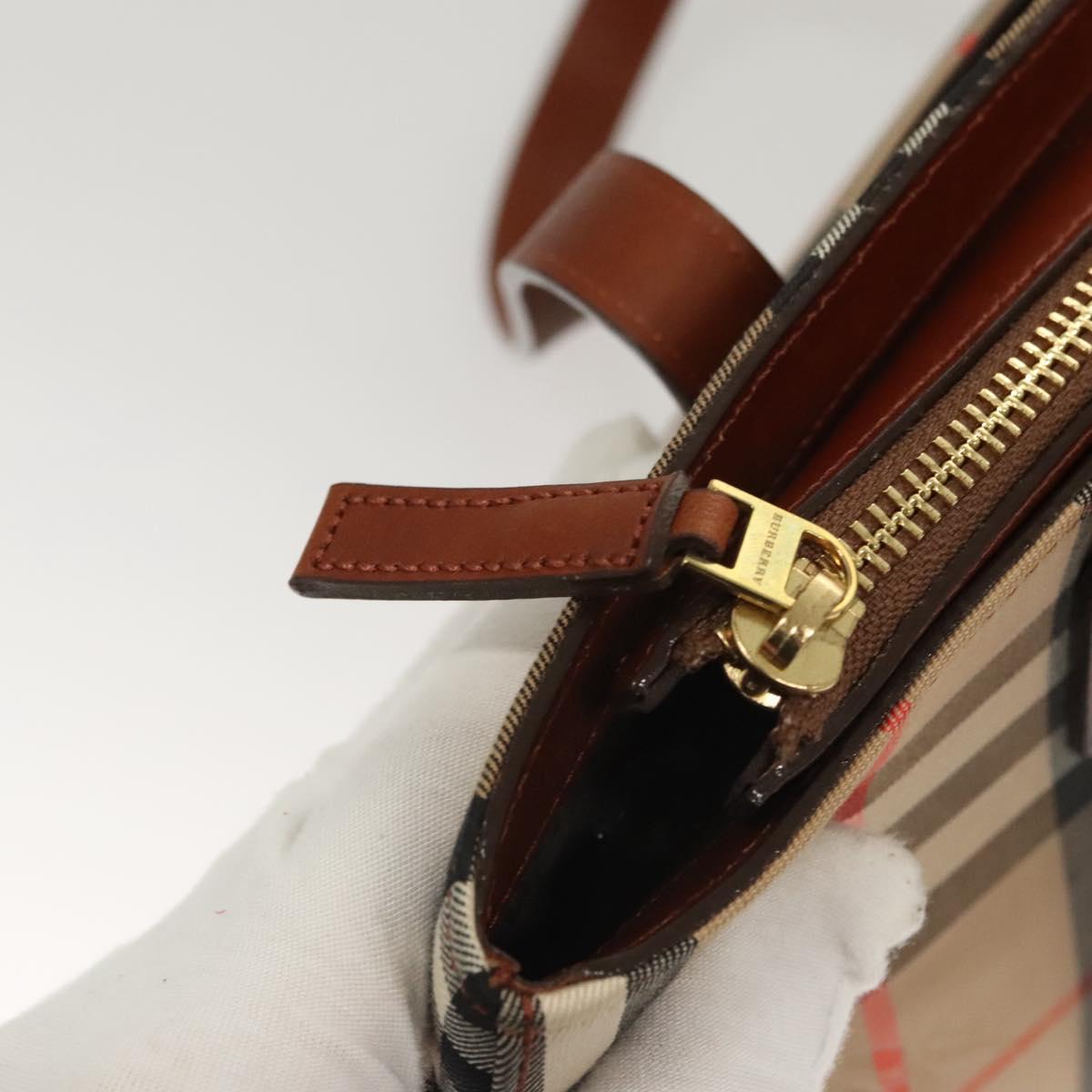 Burberry Brown Canvas Nova Check
