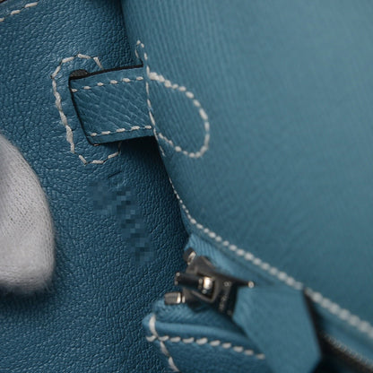 Hermès Blue Leather Kelly 25