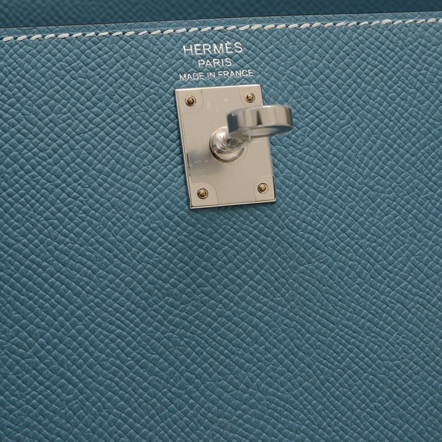 Hermès Blue Leather Kelly 25