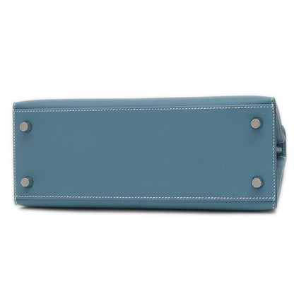Hermès Blue Leather Kelly 25