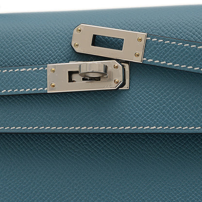 Hermès Blue Leather Kelly 25