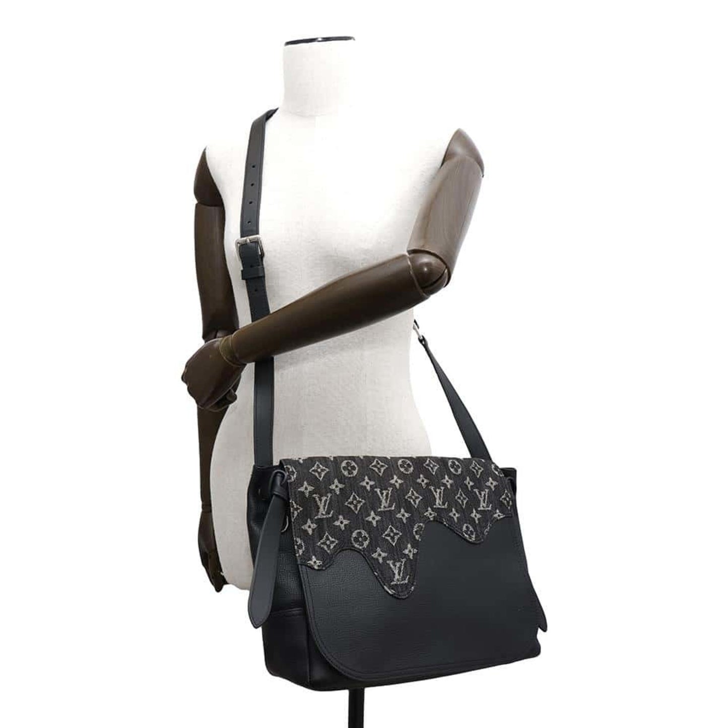 Louis Vuitton Black Leather Nigo