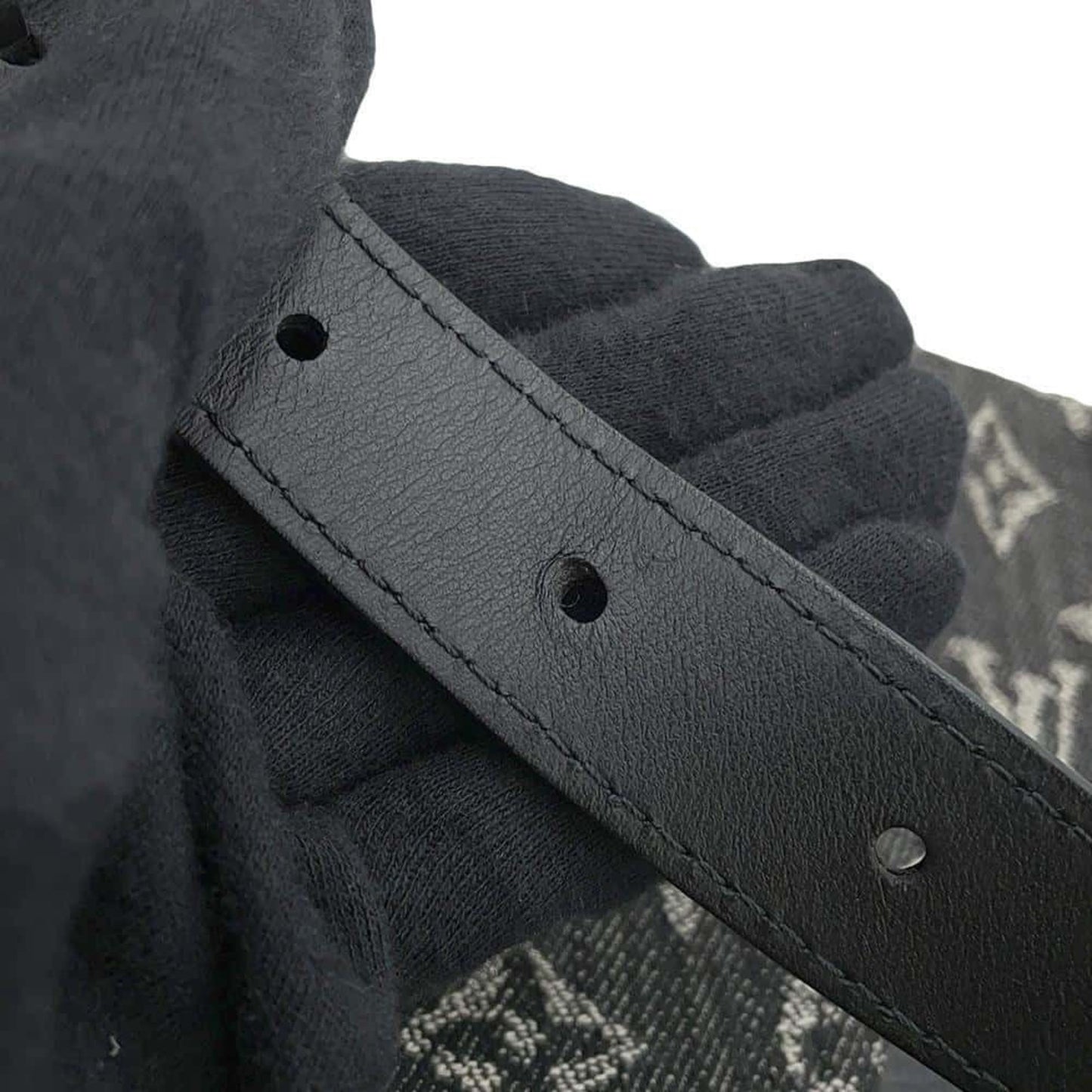 Louis Vuitton Black Leather Nigo