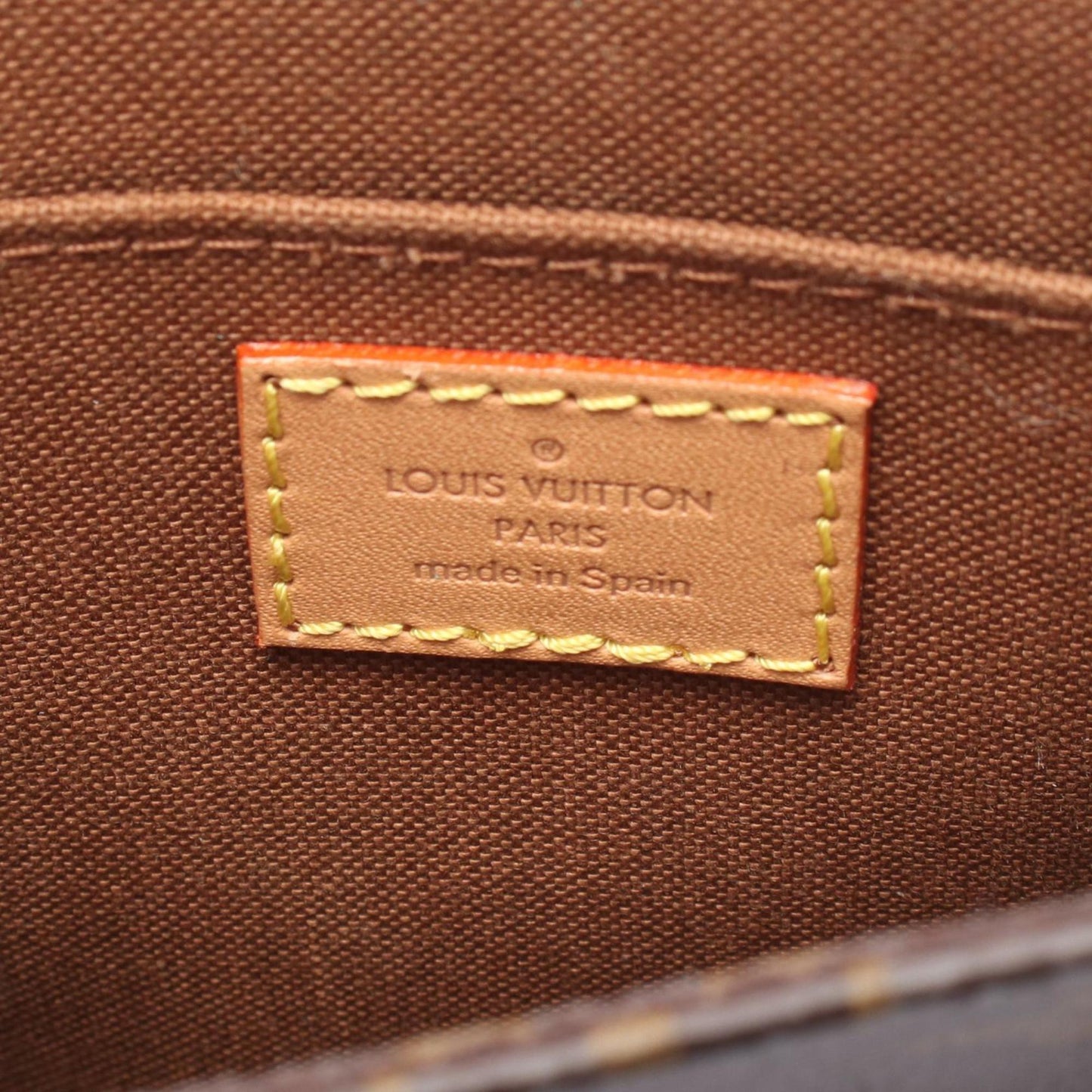 Louis Vuitton Brown Canvas Sac Plat
