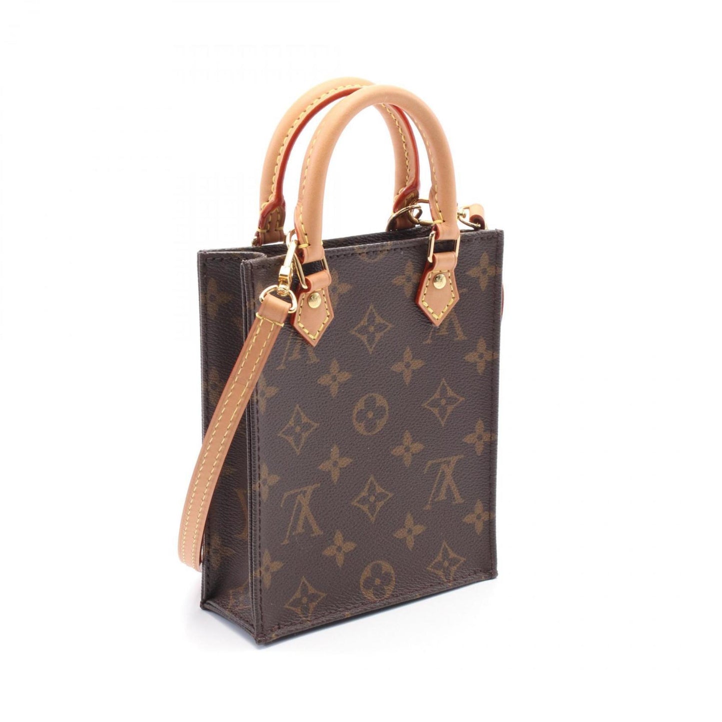 Louis Vuitton Brown Canvas Sac Plat